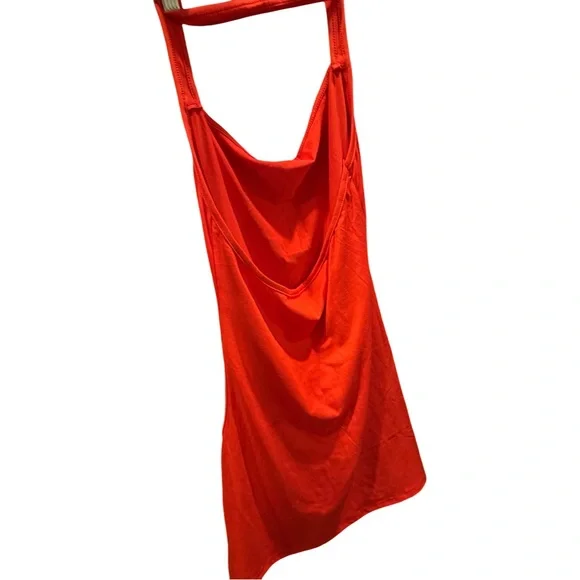 Red Halter Apron - Picture 8 of 9